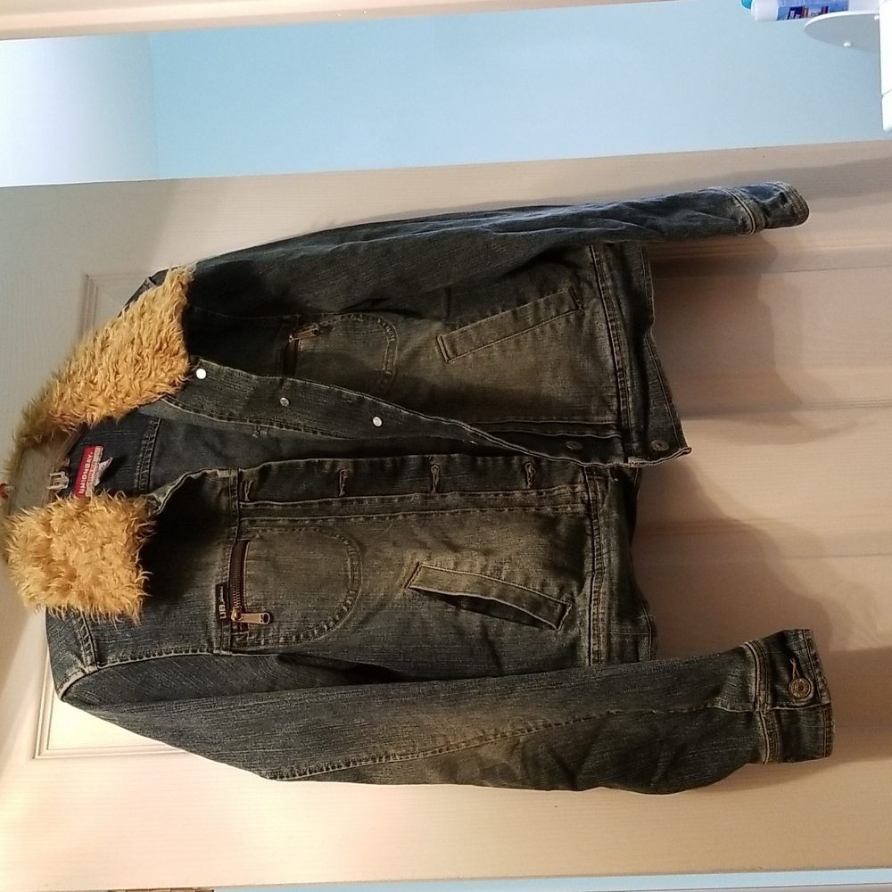 Denim jacket button front